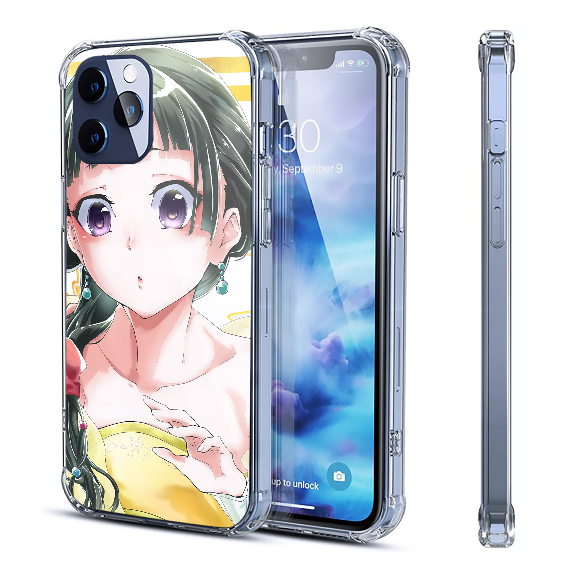 （画像用） 薬屋のひとりごと The Apothecary Diaries 【iPhone 12シリーズ対応】透明スマホケース（クリアソフトケース）